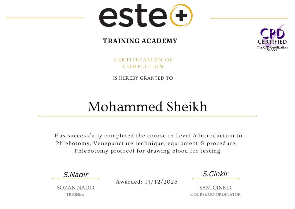 thumbnail of Level-3-Introduction-to-Phlebotomy-Venepuncture-technique-equipment-procedure-mohammed-sheikh-phleb